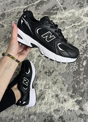 Кросівки жіночі new balance 530 чорні, розміри 36-41