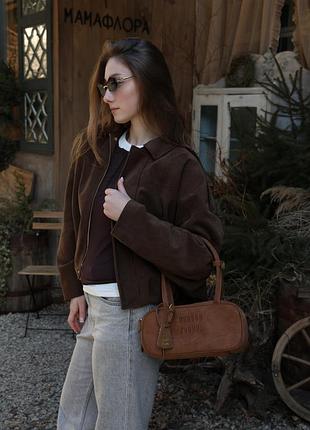 Сумка arcadie textile bag brown 4