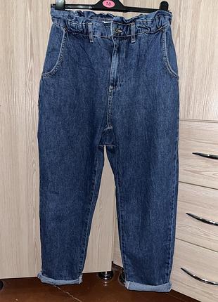 Джинси жіночі zara baggy jeans сині