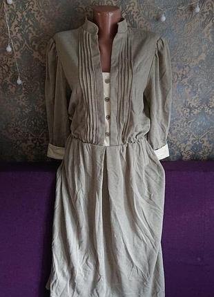 Красивое винтажное платье look usa р. 16, xl
