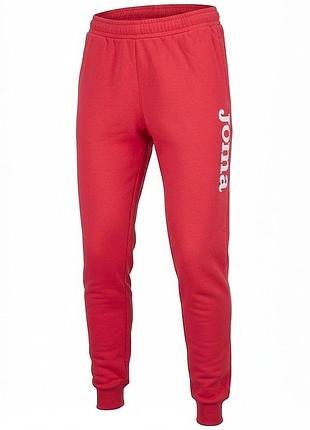 Детские спортивные штаны joma 6 лет красные на флисе
