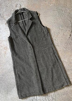 Вовняний подовжений жилет max mara pp xs