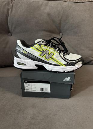 Оригинальн! кроссовки new balance 740 white/alkaline green