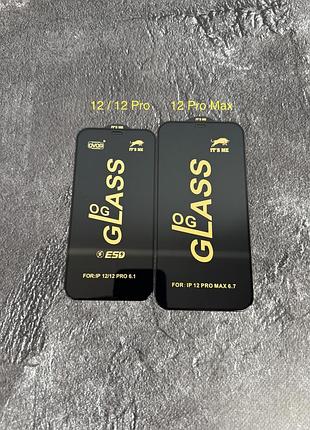 Защитное стекло og для iphone 12 pro / 0.33 мм 9h