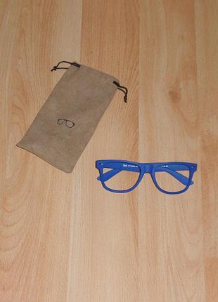 Синяя отправа для очков ray ban blue unisex polo ck 14/14 4,5/5,5см унисекс