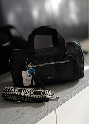 Сумка жіноча dior багет чорна