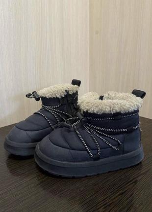 Черевики дитячі зимові zara сині 25 р