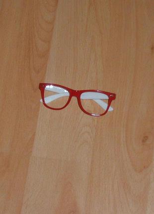 Красно-белая оправа для очков ray ban wayfarer red off white print 12,5 см polo очки polo ea7