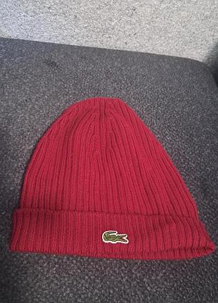 Шапка lacoste оригинал
