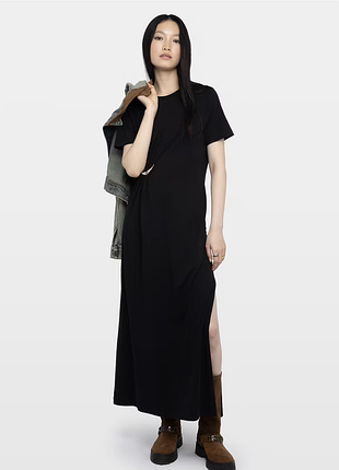 Zadig & voltaire raja чорна сукня maxi, нова з біркою, р. m