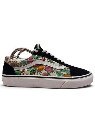 Кеды — vans old skool с цветочным принтом