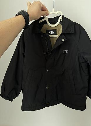 Куртка дитяча zara демісезонна чорна