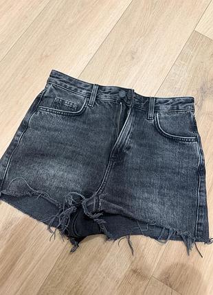 Шорти чорні джинсові cross jeans
