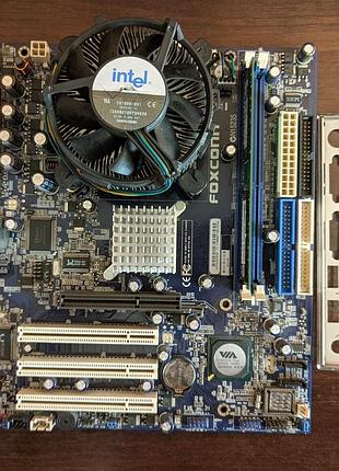 Комплект socket 775: foxconn p4m800p7mb, vga, p4 3.0ghz+box, 512mb ram