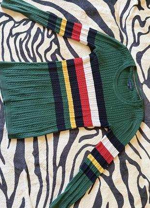 Стильний светр від tommy hilfiger вʼязаний кофтинка джемпер світшот