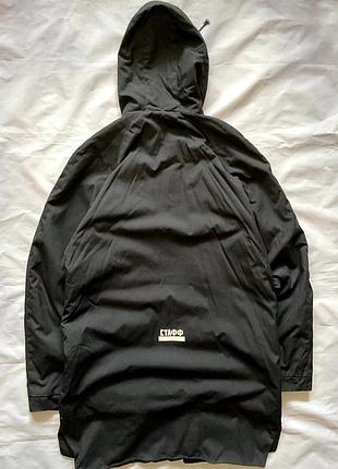 Парка куртка з радіоактивним лого staff black jacket