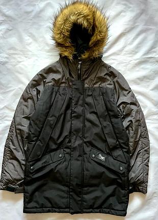 Парка куртка staff black gray