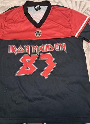 Футбольна джерсі рок гурту iron maiden 83 rock league мерч — розмір m (є нюанс)