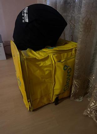 Сумка glovo для кур'єрів, жовта