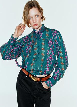 Сорочка жіноча обʼємна zara new