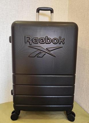 Розмір l 77 см валіза велика чемодан большой пластиковий рібок reebok