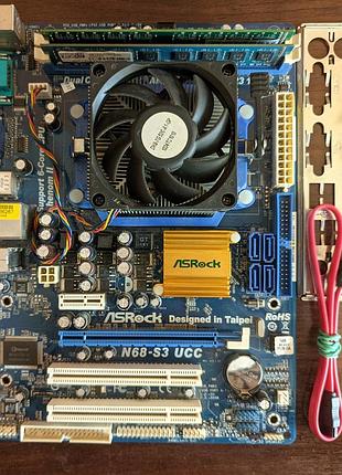 4-ядерний комплект amd phenom ii з 4gb пам'яті ddr3 і вбудованим відео на socket am3