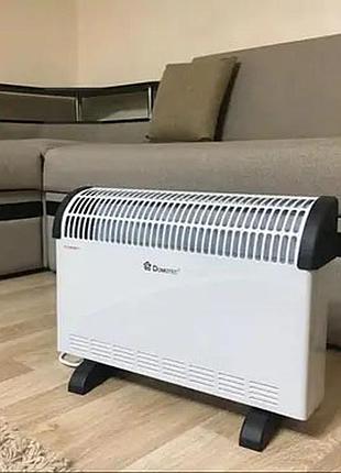 Конвектор domotec ms-5904 с терморегулятором до 2000 Вт электрический обогреватель, теплоконвектор