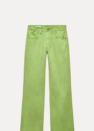 Яркие брюки zara размер 36