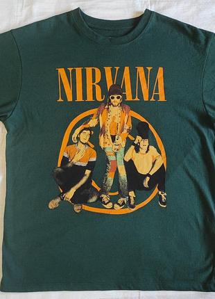 Футболка з nirvana нирвана курт кобейн крист новоселич дейв грол
