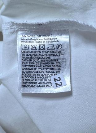 Роскошная хлопковая рубашка-блуза h&m 7