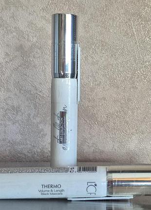 Термотуш lcf thermo volume & length black mascara