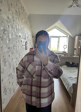 Тепла сорочка пальто піджак reserved 2
