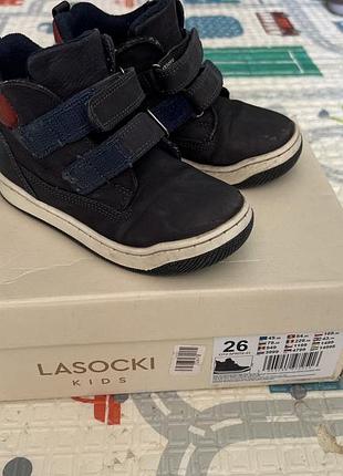 Черевики для хлопчика lasocki сині, розмір 26
