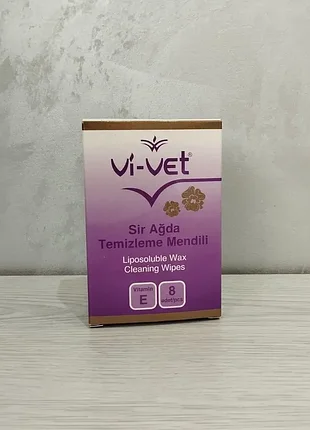 Очищающие салфетки после депиляции vi-vet, 8 шт.