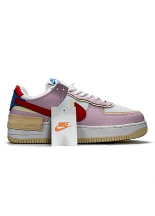 Nike air force 1 shadow w white pink 6