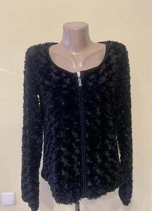 Светр травинка чорного кольору yonigue by chicoree розмір m, l, xl