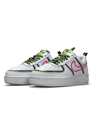Nike air force 1 '07 prm worldwide pack white pink