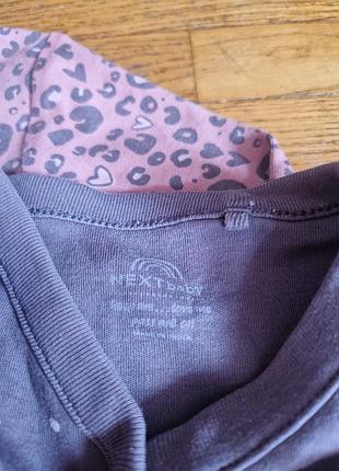Чоловічки ромпери next для дівчинки 6-9міс 4