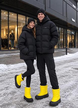 Зимові чоботи уги дутики черевики ботінки снігоходи moon boot оригінал crocs унісекс