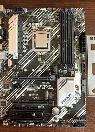 Материнська плата asus prime b460-plus lga 1200
