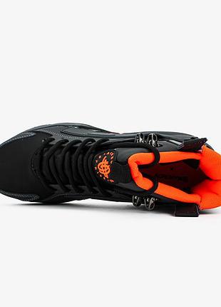 Nike huarache acronym "black/orange 3