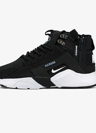Nike huarache acronym "black/white" 10
