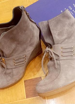 Боьильоны stuart weitzman, оригинал,кожа.