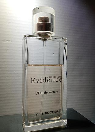 Парфумована вода yves rocher comme une evidence (50 мл) — елегантний та витончений жіночий аромат від французького бренду.  батч-код : p611 (або p614)