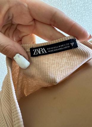 Бежева майка zara 🤎 4