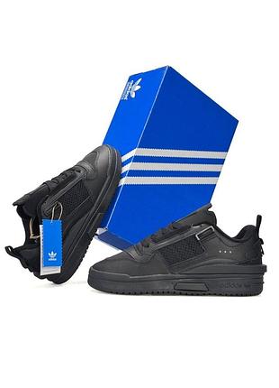 Adidas forum mod low all black 2