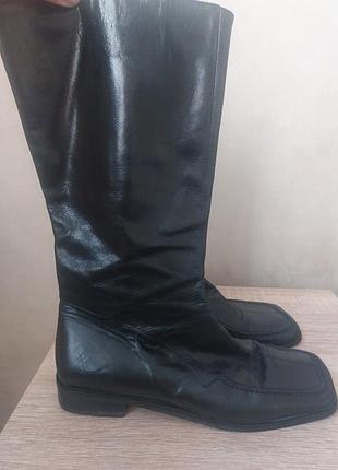 Шикарные кожаные сапоги kim kay  london оригинал