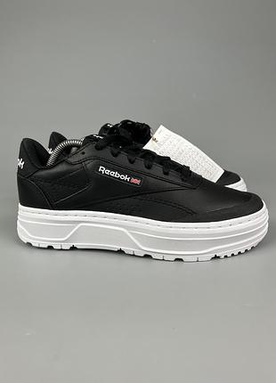 Шкіряні кросівки reebok club c double geo оригінал