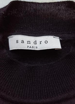Мериносовый свитер sandro paris 8