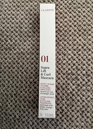 Туш для вій clarins supra lift & curl mascara